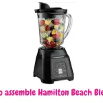 How to assemble Hamilton Beach Blender