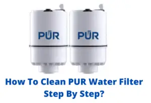 How To Clean PUR Water Filter