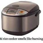 Zojirushi rice cooker smells like burning plastic