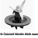 How to Cuisinart blender blade assembly