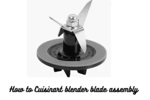 How to Cuisinart blender blade assembly