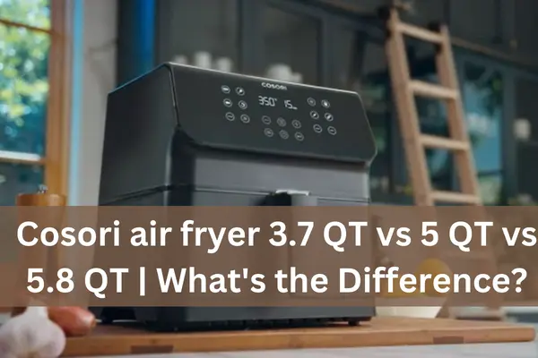 Cosori air fryer 3.7 QT vs 5 QT vs 5.8 QT