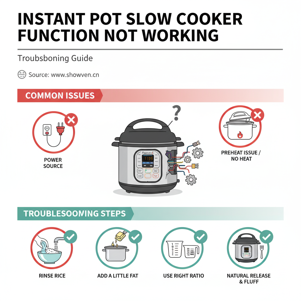 Instant Pot Slow Cooker Function Not Working