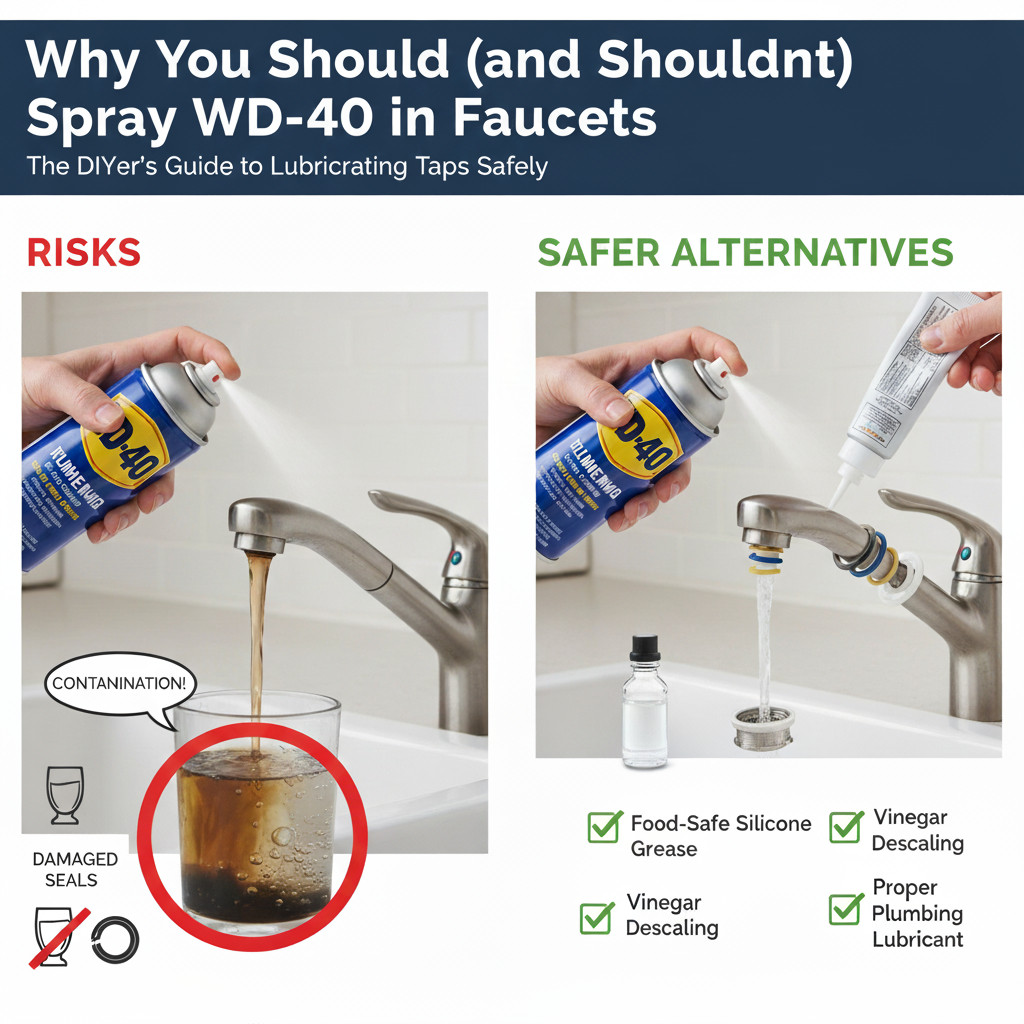 why spray wd-40 in faucets?