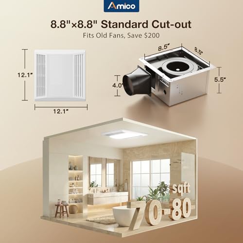 Best Bathroom Exhaust Fan With LED Light