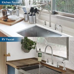 Best 4 Hole Kitchen Faucet With Sprayer